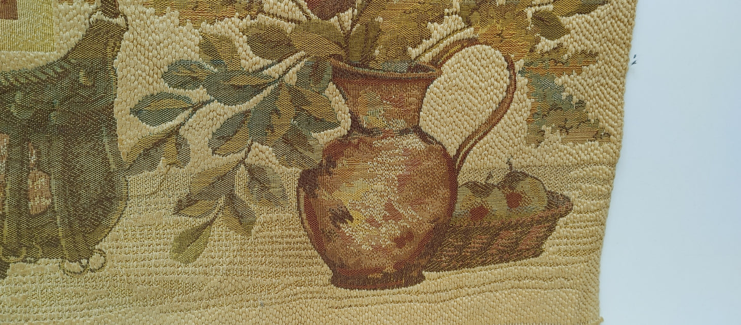 Rich European Still Life Hunting; Game Tapestry - 5.3 x 2.2 ft