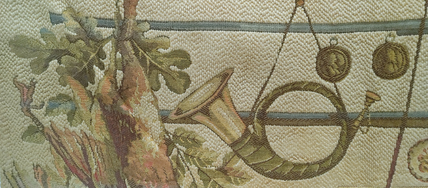 Rich European Still Life Hunting; Game Tapestry - 5.3 x 2.2 ft