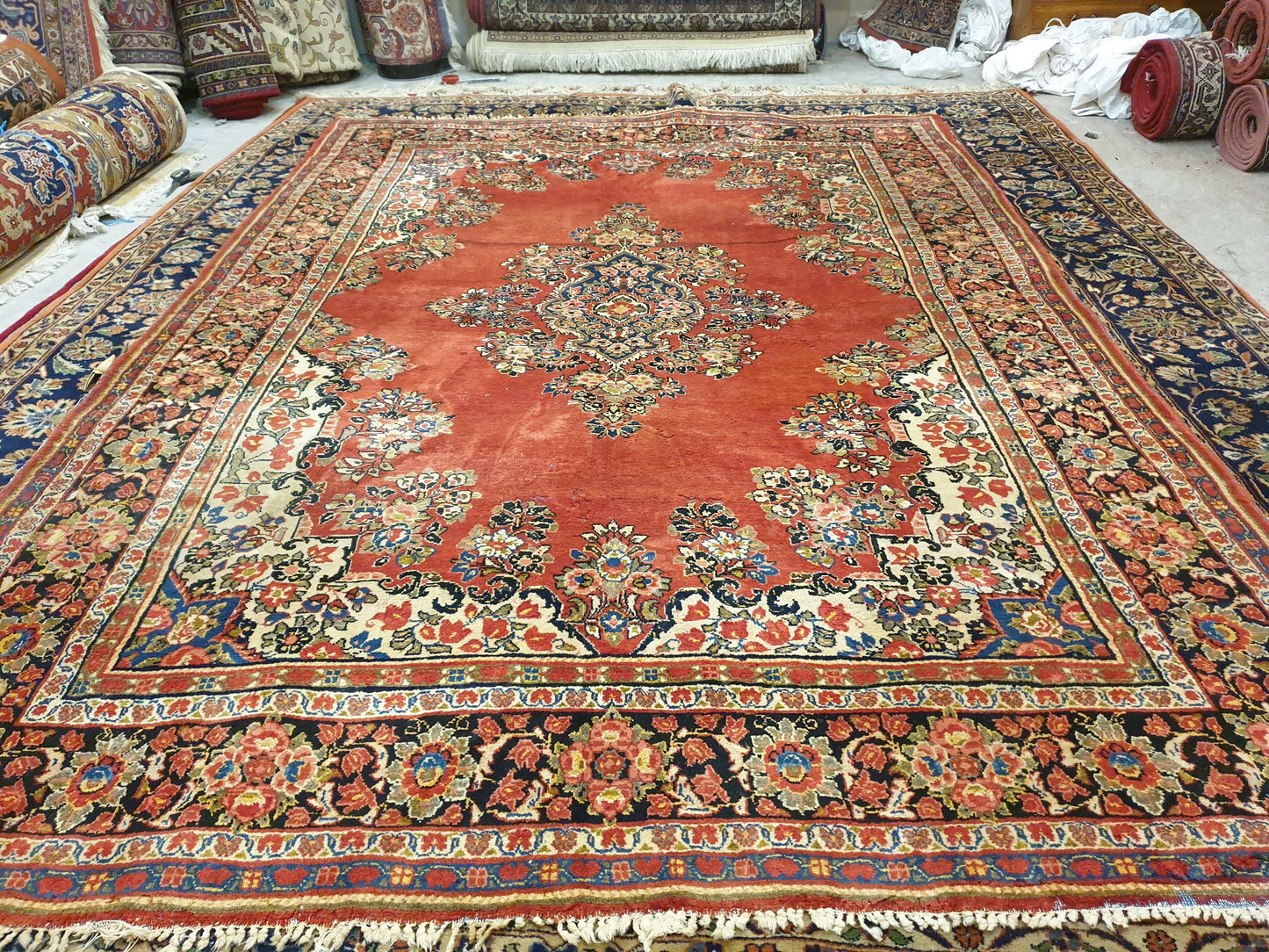 Antique Persian Carpet 6 x 9 feet
