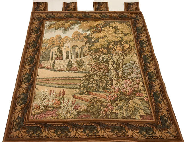 Exquisite French Garden Landscape Tapestry - 50" x 42"