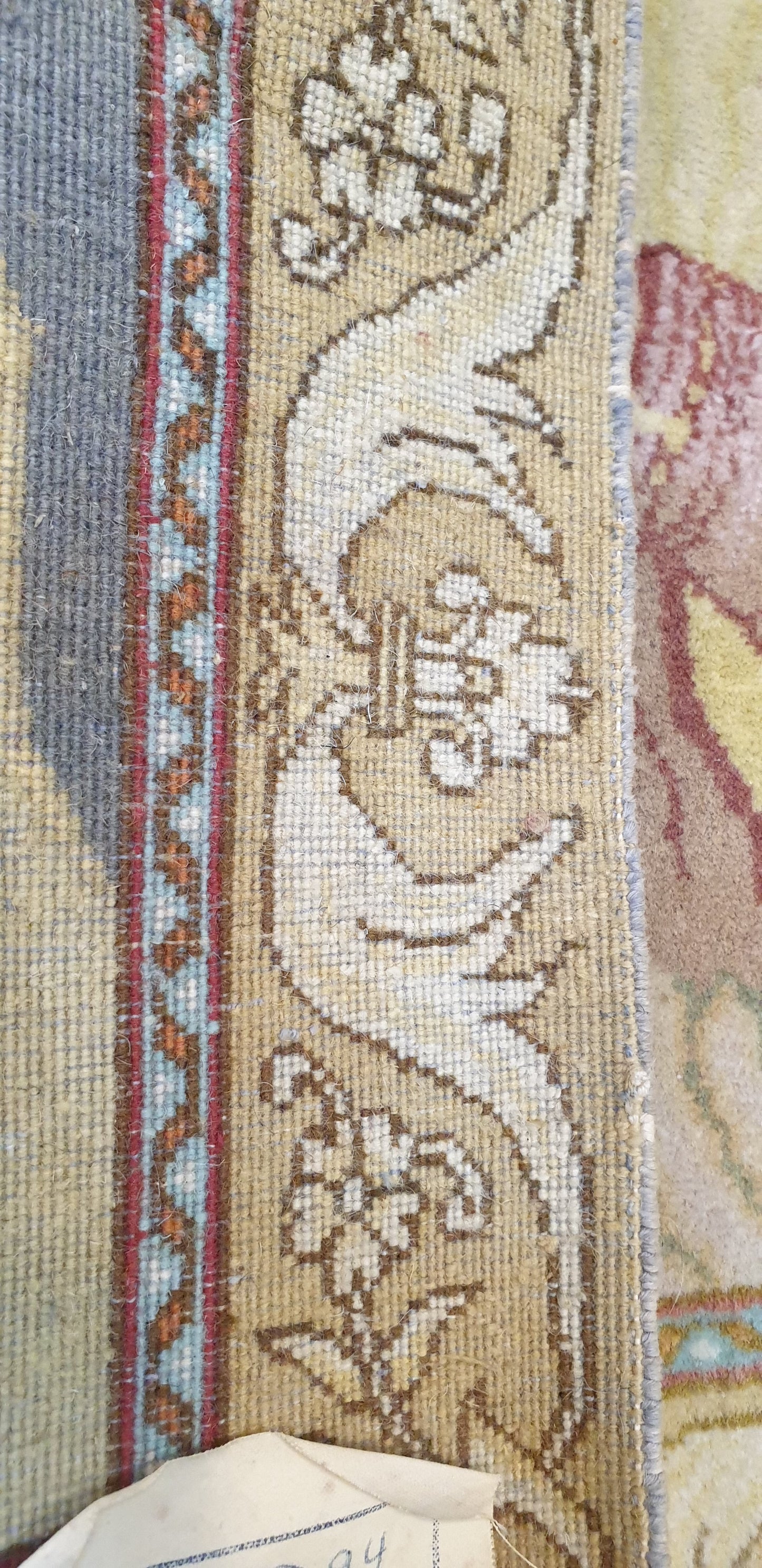 A Masterpiece: The Barhaqi Signed Tabriz Pictorial Rug (2'4" x 1'11") Madonna and Child