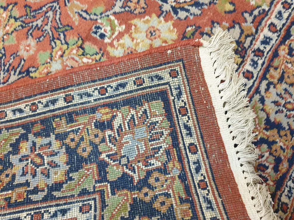 Elegant Hand-Knotted Indo-Persian Area Rug - 6 x 4 Feet
