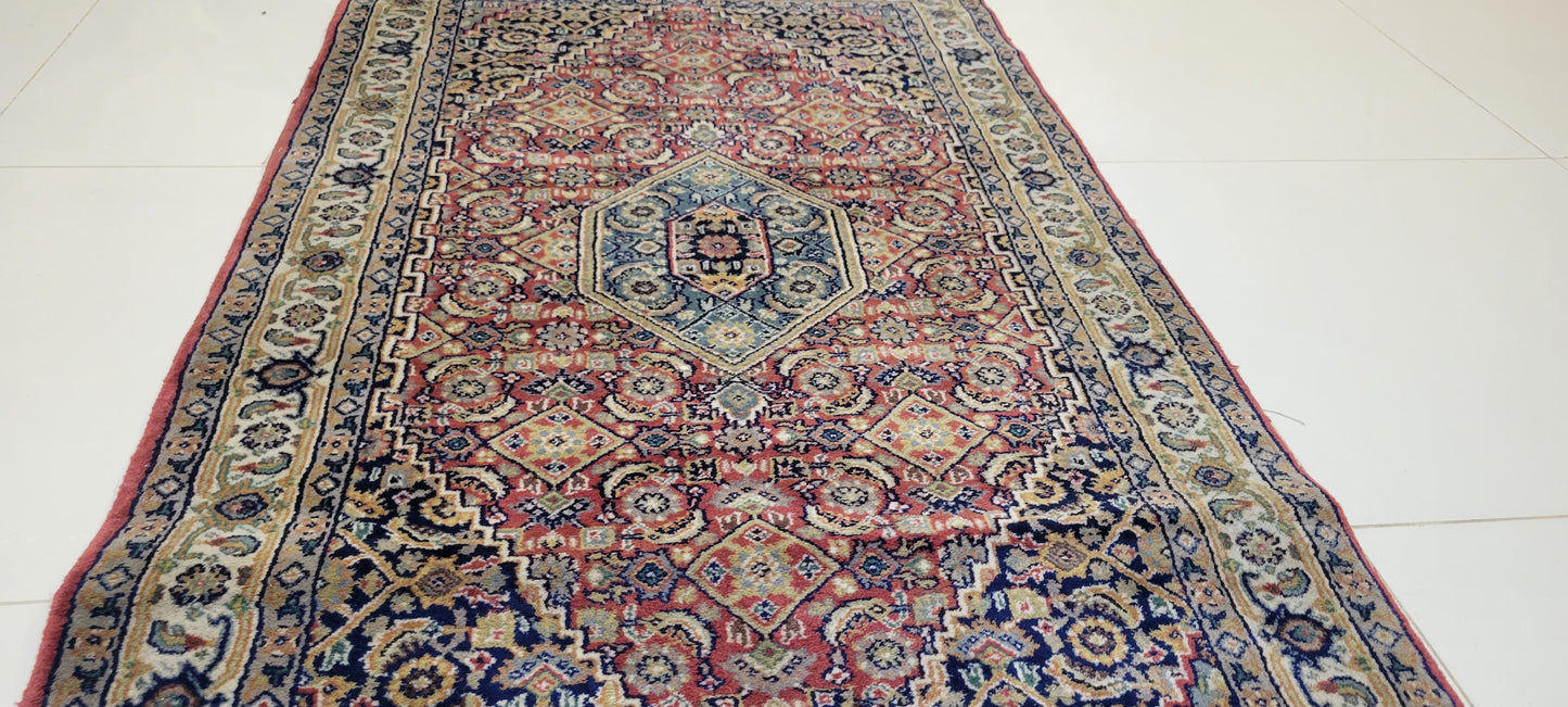 Antique Persian Bidjar Rug - 5.2 x 2.11 Feet | Very Fine Quality