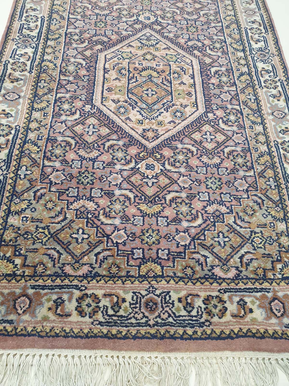Exquisite Indo-Persian Runner Carpet - 9.6 x 2.9 Feet